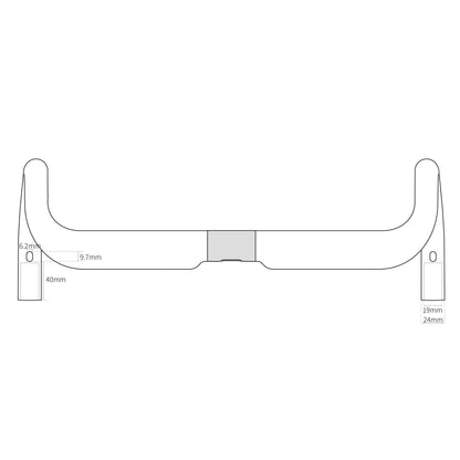 H11 + ST1 Aero Carbon Handlebar - YOELEO