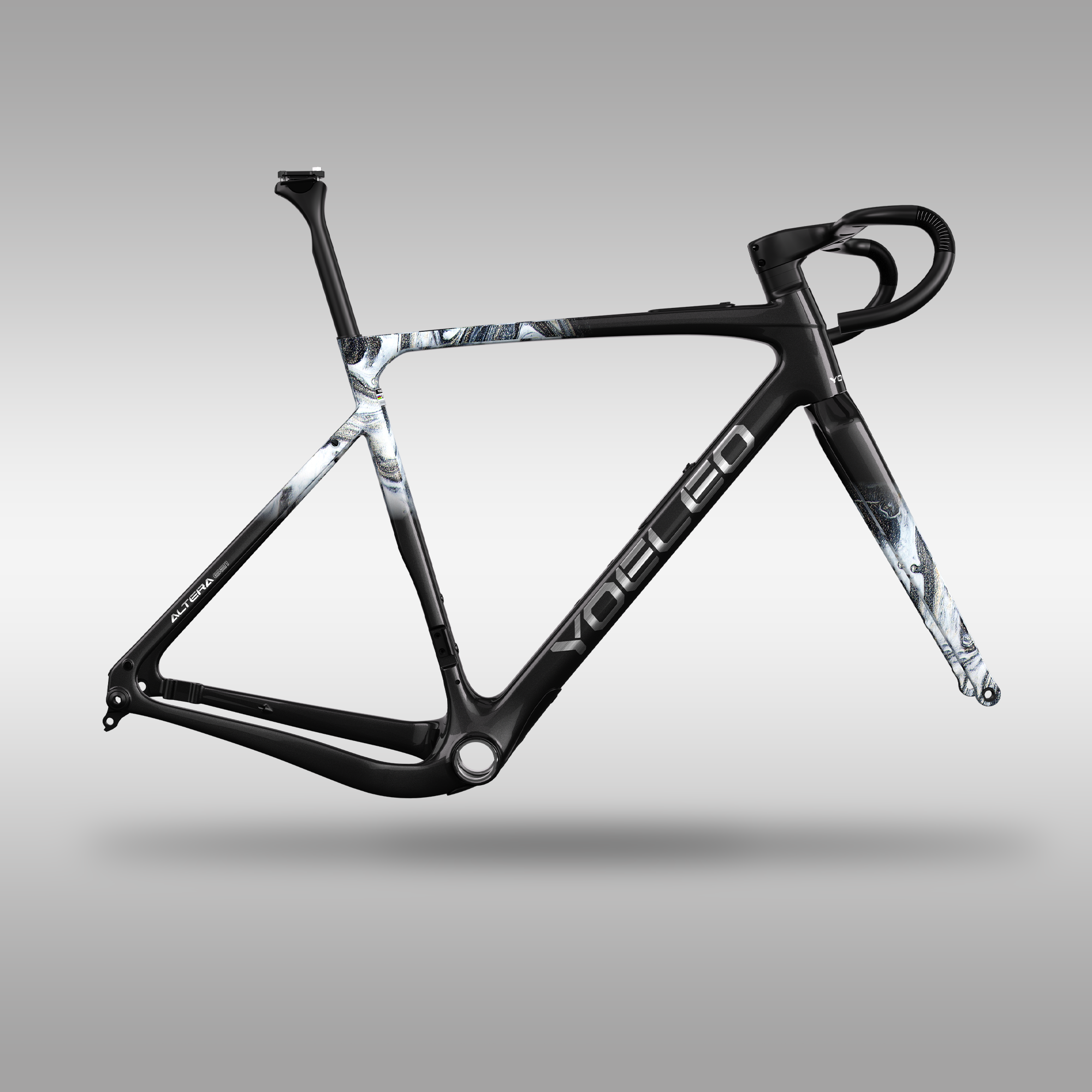 Altera G21 DB Gravel Frameset Artisan Black