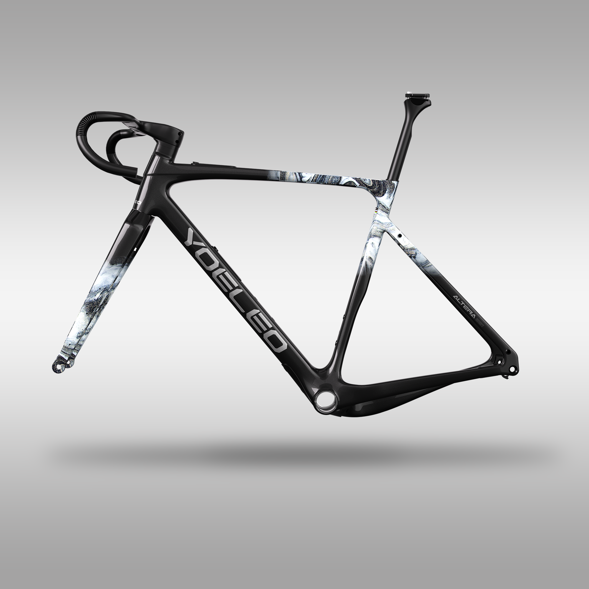 Altera G21 DB Gravel Frameset Artisan Black