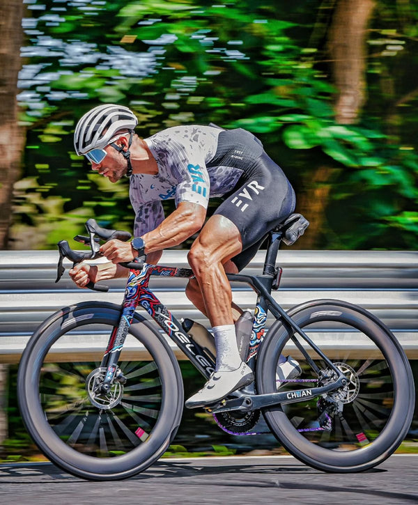Bicicleta de ruta de carbono